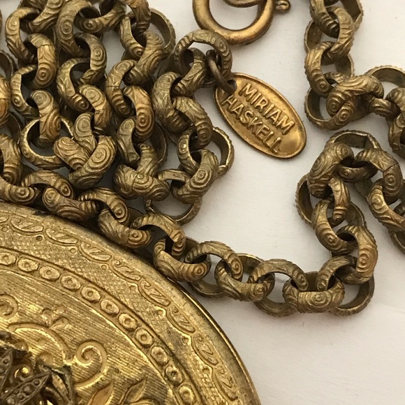 Vintage Locket Miriam Haskell Vintage Jewelry - Picture 7 of 16